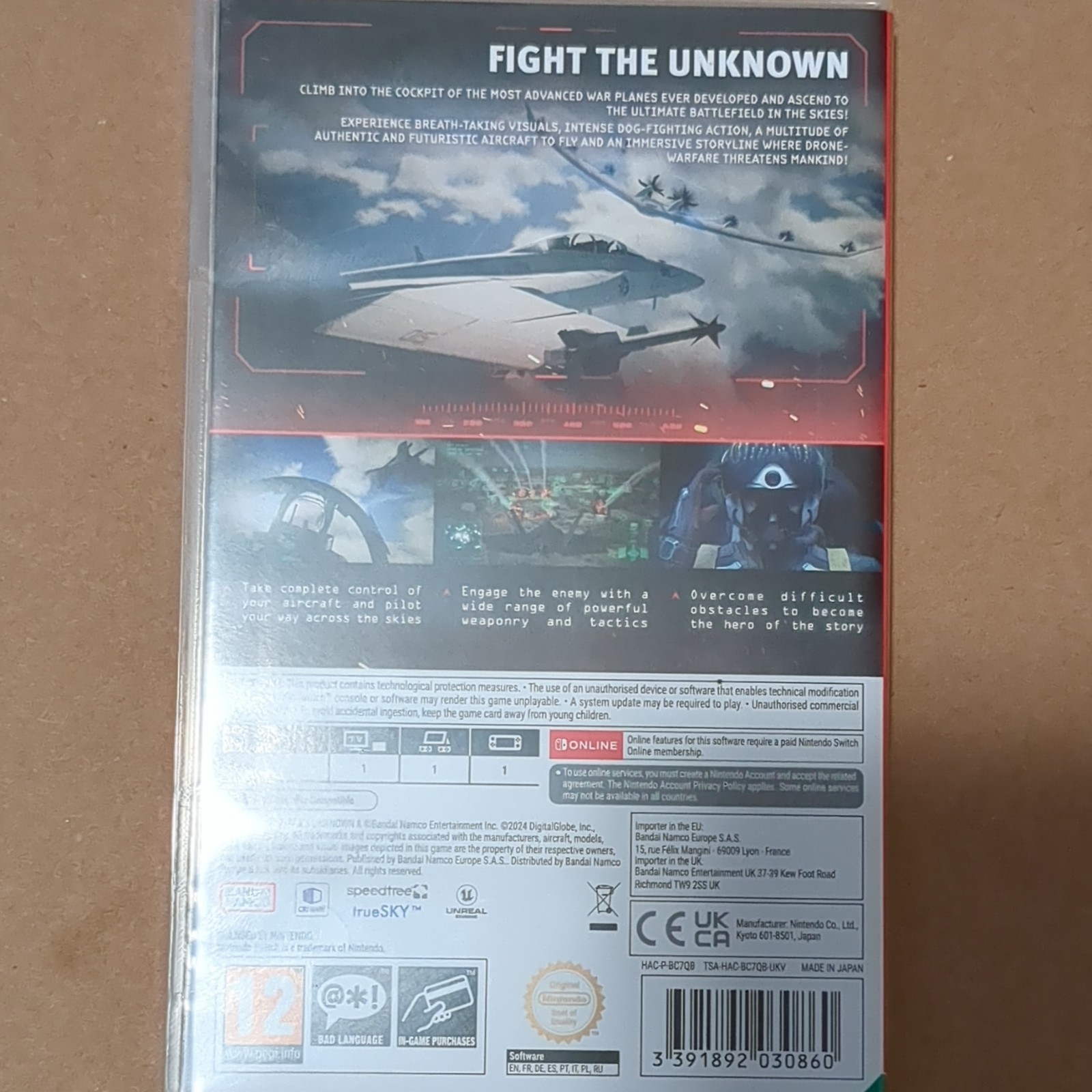 BANDAI NAMCO Ace Combat 7: Skies Unknown Deluxe edition (case only)