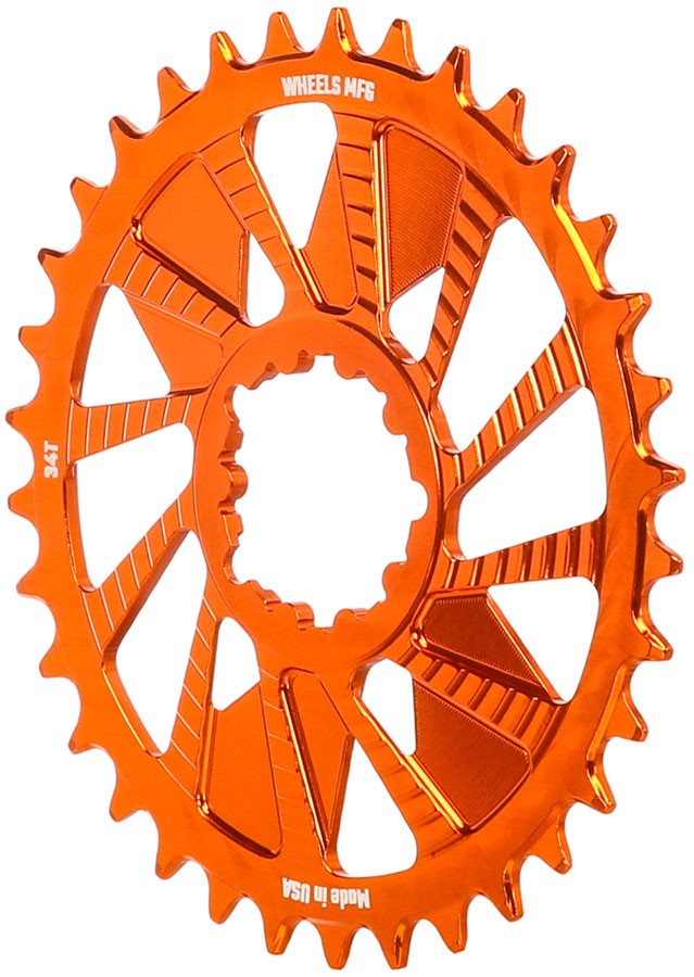 Wheels Manufacturing Direct Mount Chainring - 34t, SRAM 3-Bolt Direct Mount,