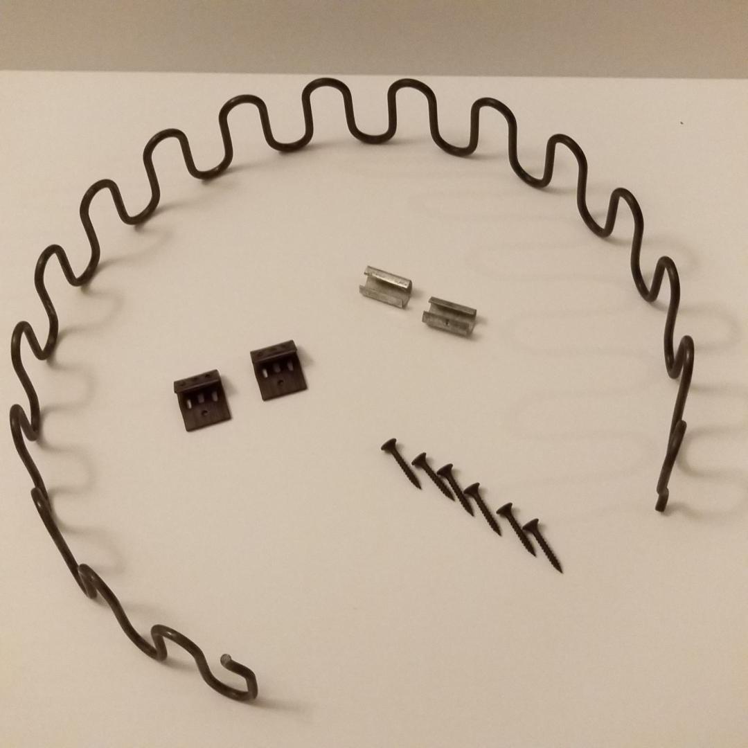la-z-boy RECLINER REPAIR DIY 8 gauge SPRING & CLIPS 17" DIY REPAIR KIT