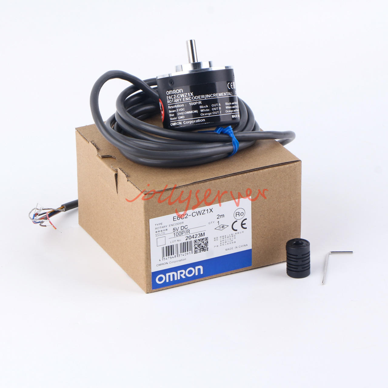 1PC E6c2-cwz1x 100p/R Omron Incremental Rotary Encoder