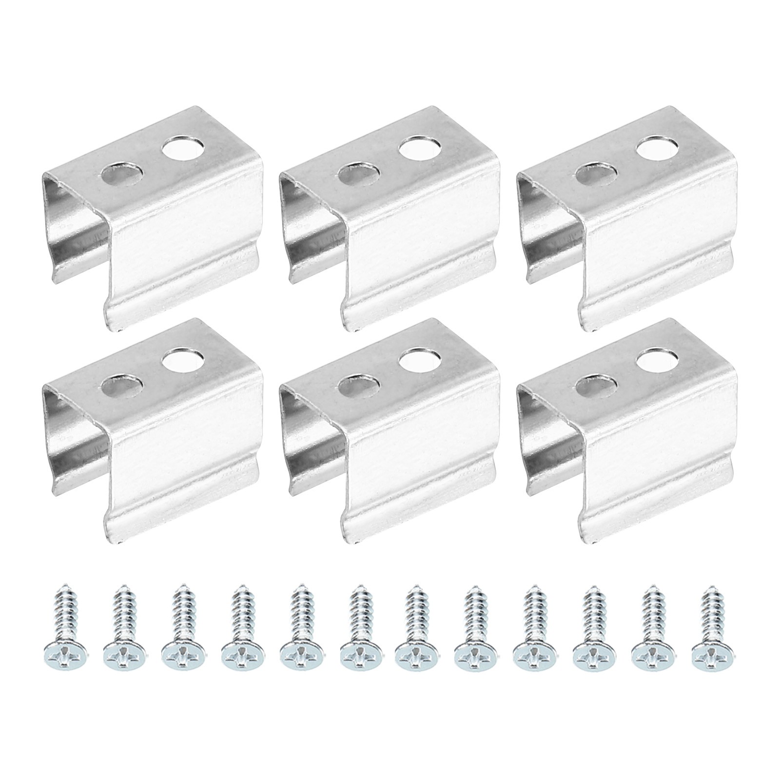 50pc Rope Light Mounting Clips Channel Mounting Holder for 4.8-6mm LED Strip