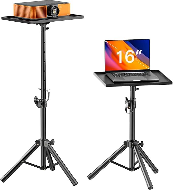 AMADA Projector Stand, Laptop Stand with Adjustable Height 22 to 36 Inch, Heavy