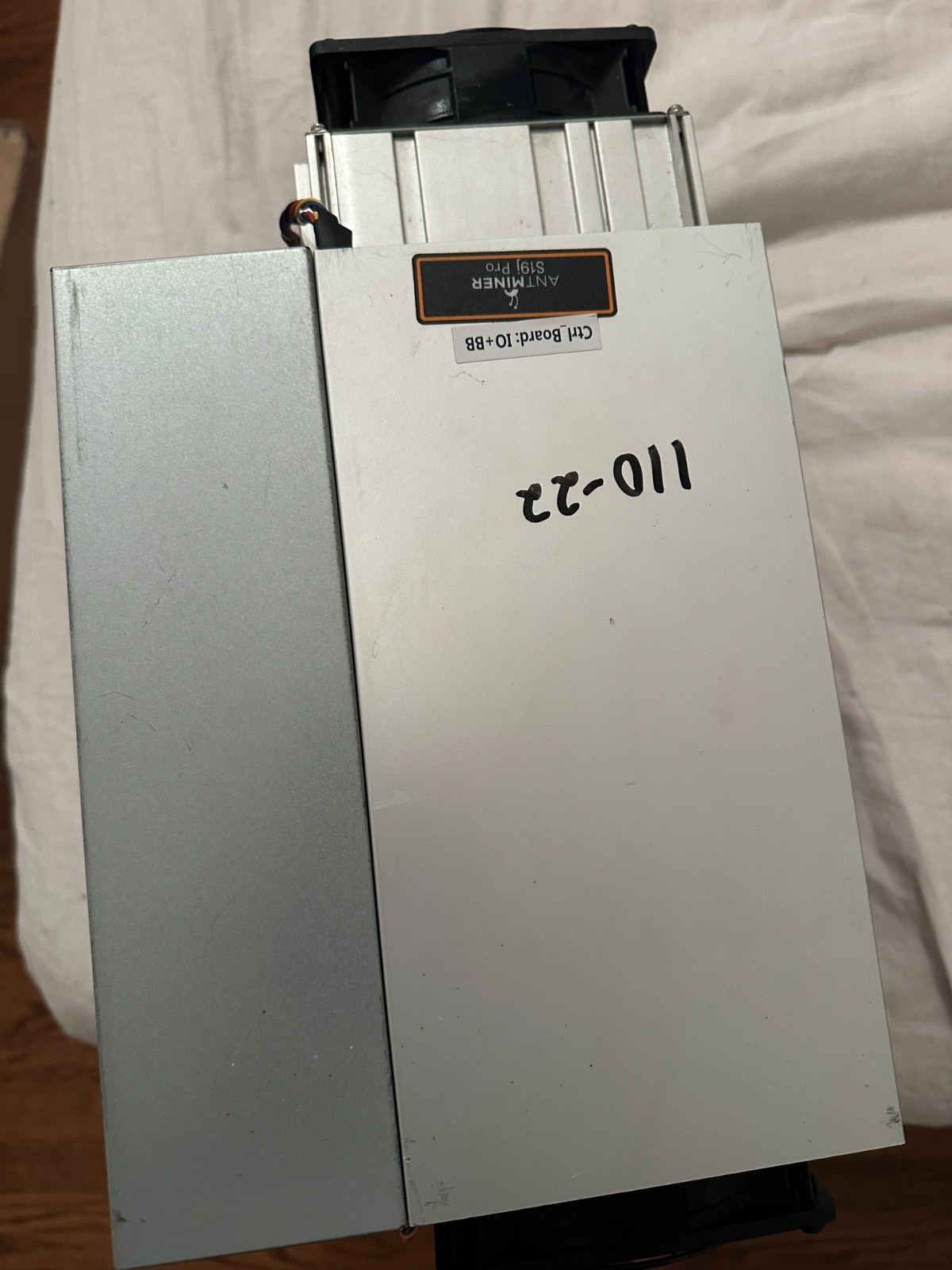 2 Bitmain Antminers S19 Pro 96TH – Tested Working – PSU Included – 2 Units