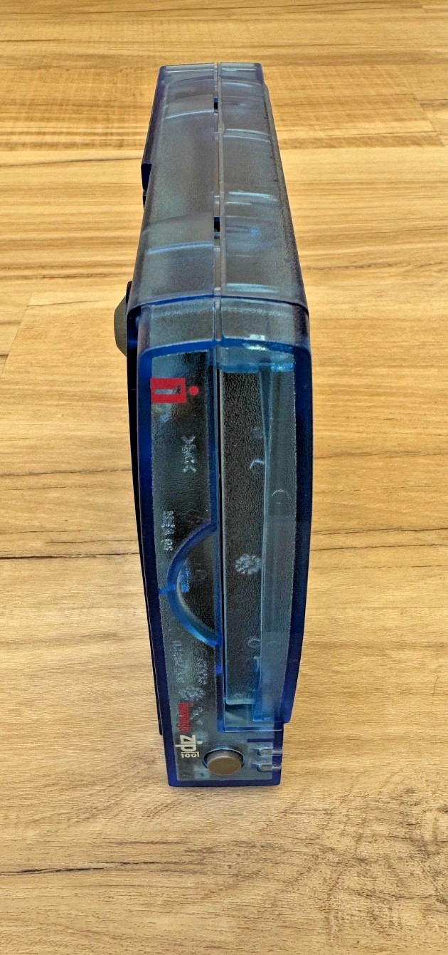 iomega Zip 100 Blue Transparent External Drive Z100USB | PSU | USB | Zip Disk