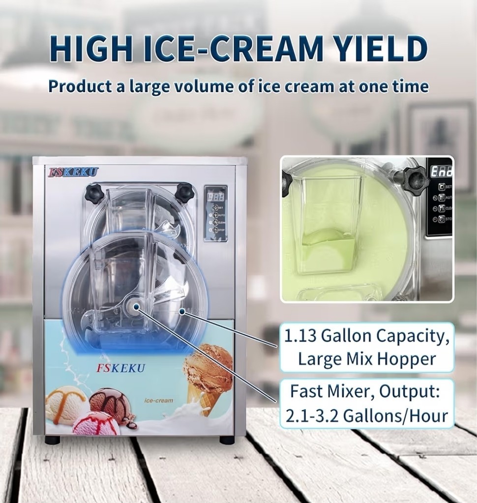 FSKEKU- YKF-116 HARD ICE CREAM MAKER