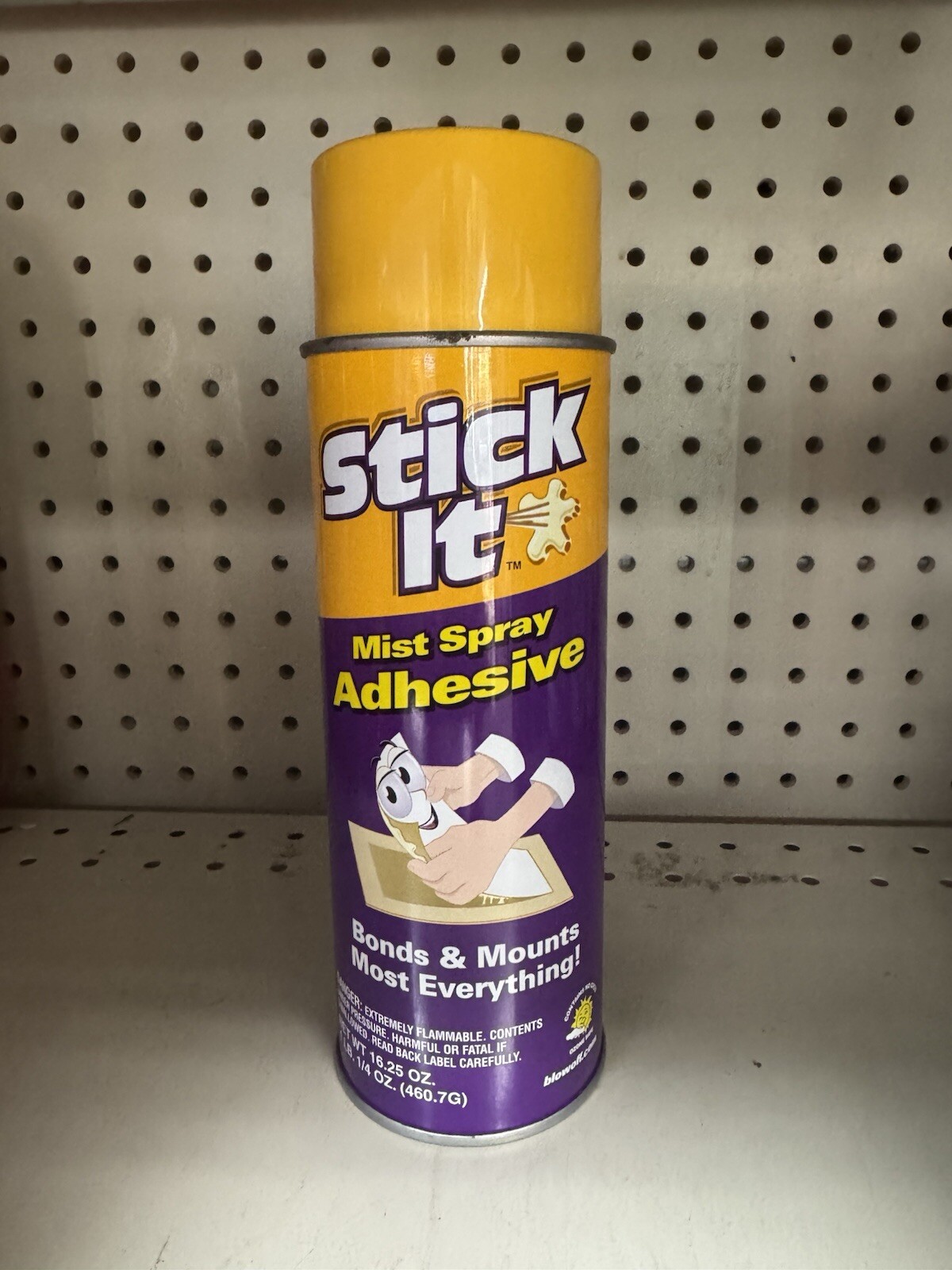 Stick It ! Mist Spray Adhesive ! 16.25oz.Bonds & Mount Most Every thing.!!!