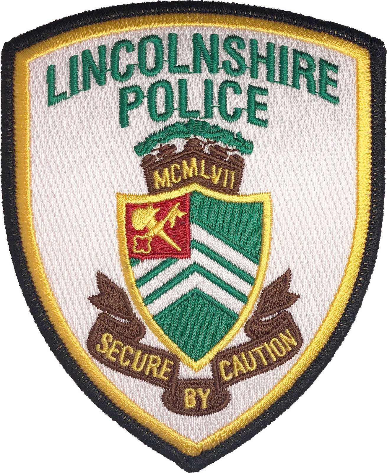LINCOLNSHIRE POLICE DEPARTMENT SHOULDER PATCH