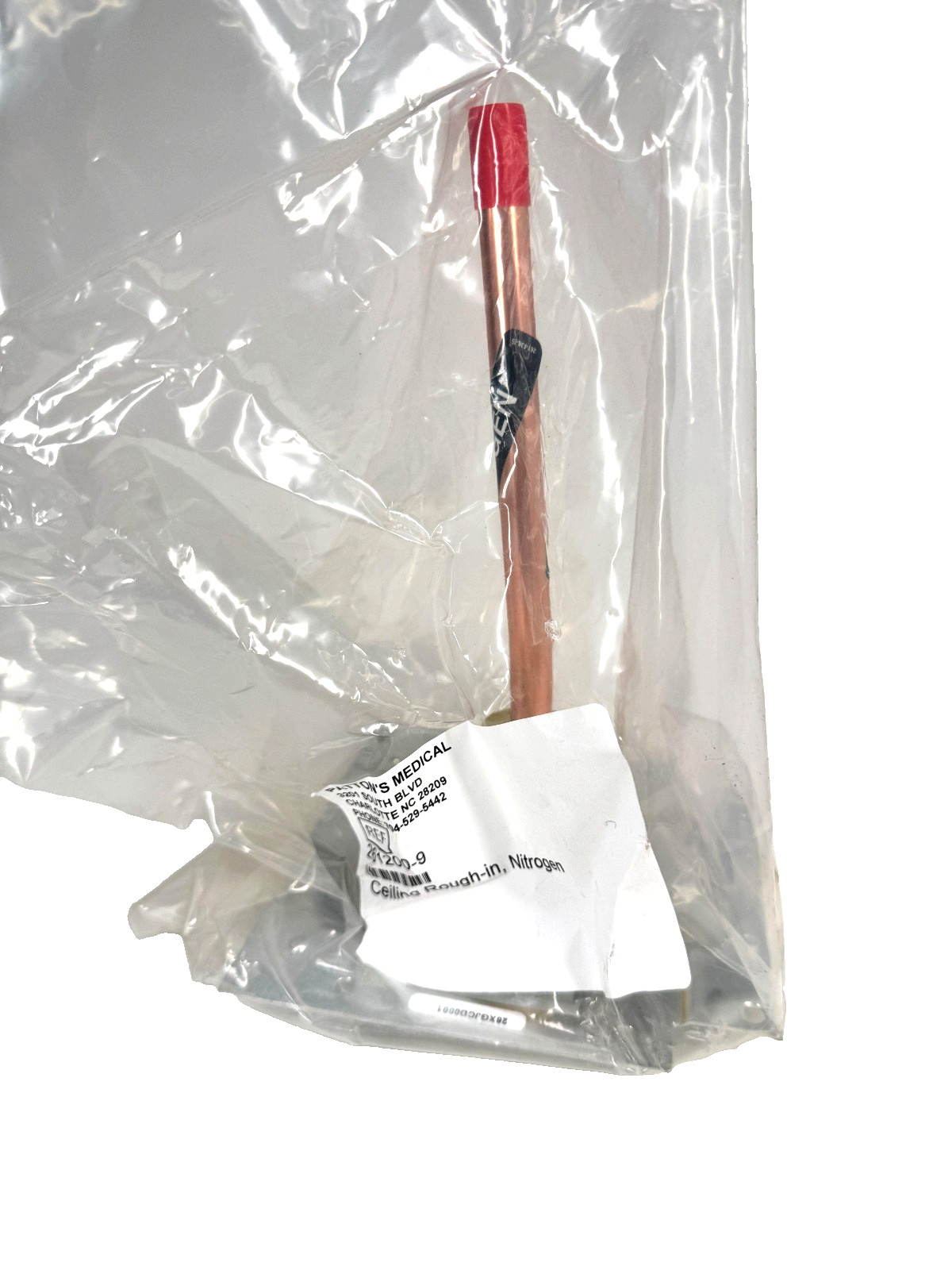 PATTONS MEDICAL Ceiling Rough In NITROGEN, REF: 261200-9  (NEW IN BAG)