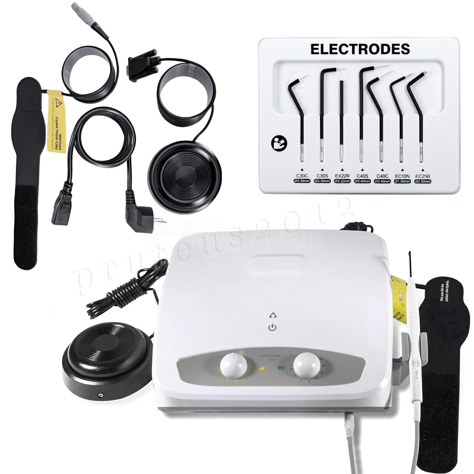Dental Electro Electrosurgery Unit Machine High Frequency Electric 7pcs Tips