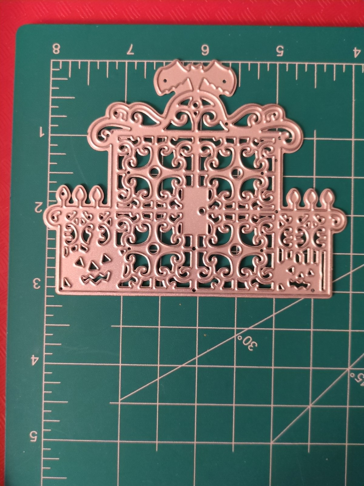 Thin Metal Die Cut Tool 4 Sizzix Haunted House Gate Cemetery Bat Jack O' lantern