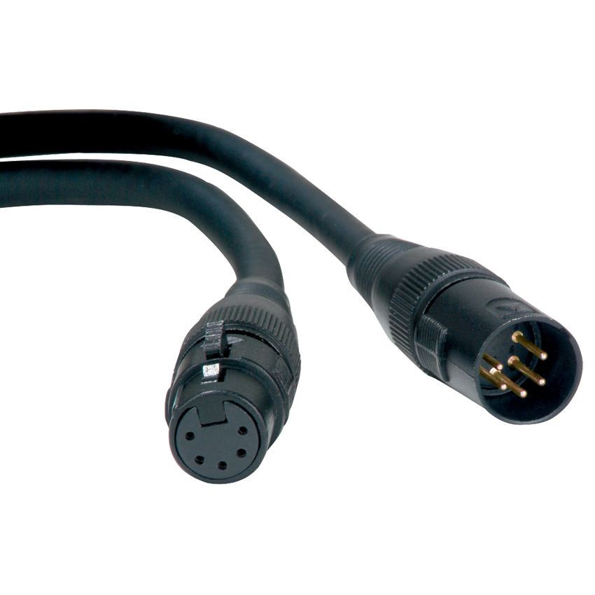 Accu-Cable 5-Pin DMX Cable, 03 ft