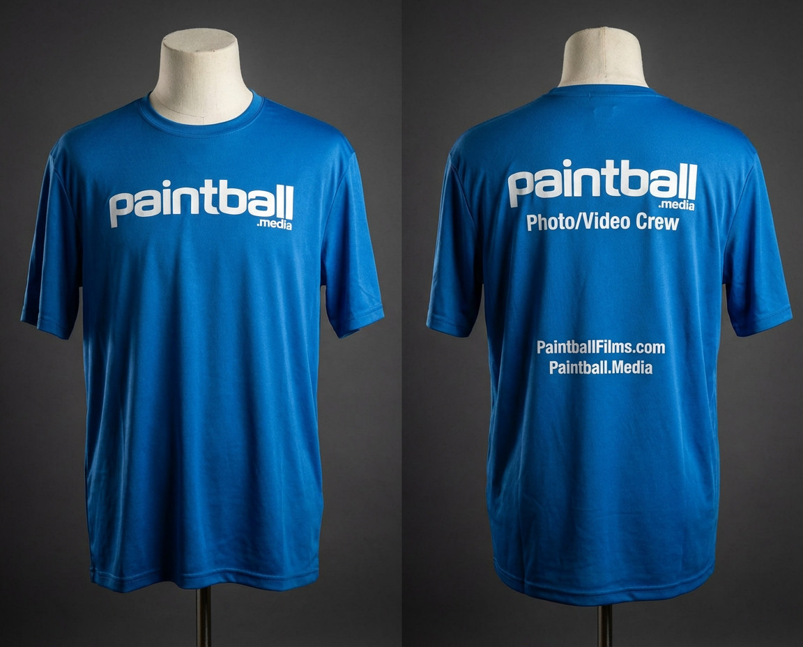 NEW Paintball. Media Magazine  Moisture Wicking T-Shirt exc condition  Size L