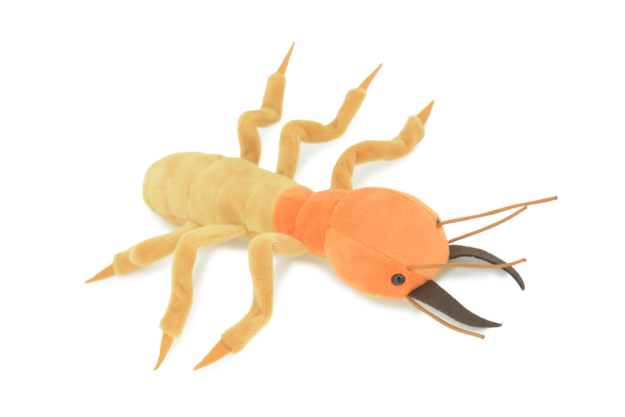 Plushy Termite Toy, Stuffed Bug, Plush Insect, Soft, Gag Gift, 10" GM05 B108