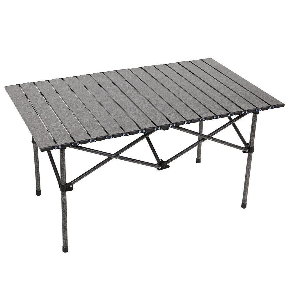 Outdoor Portable Folding Aluminum Camping Table with Bag for Picnic BBQ Desk