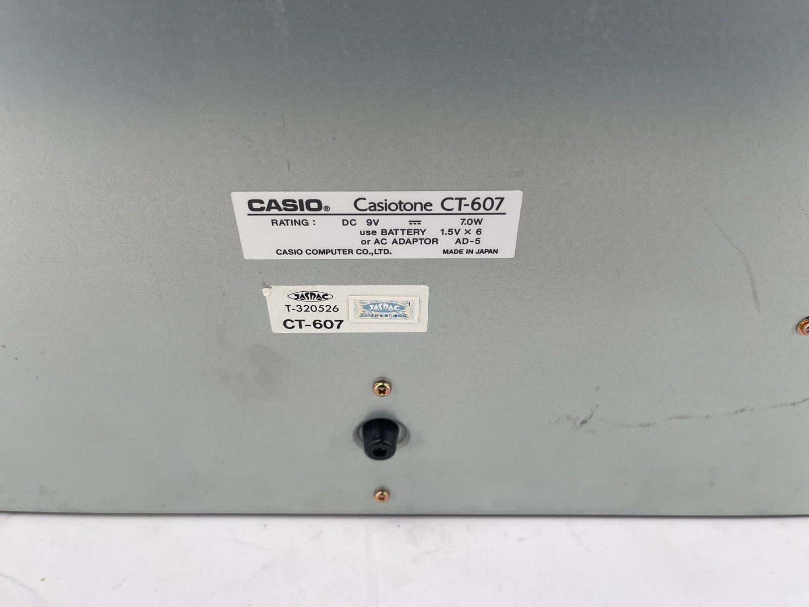 Casio Casiotone CT-607 61-Key Electronic Keyboard Pulse Code Modulation PCM