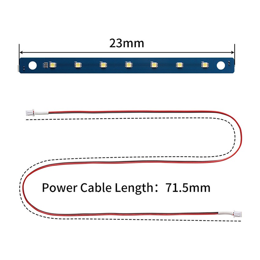 For FLASHFORGE Adventurer 5M Pro 3D Printer LED Light Strip Lamp Bar Replacement