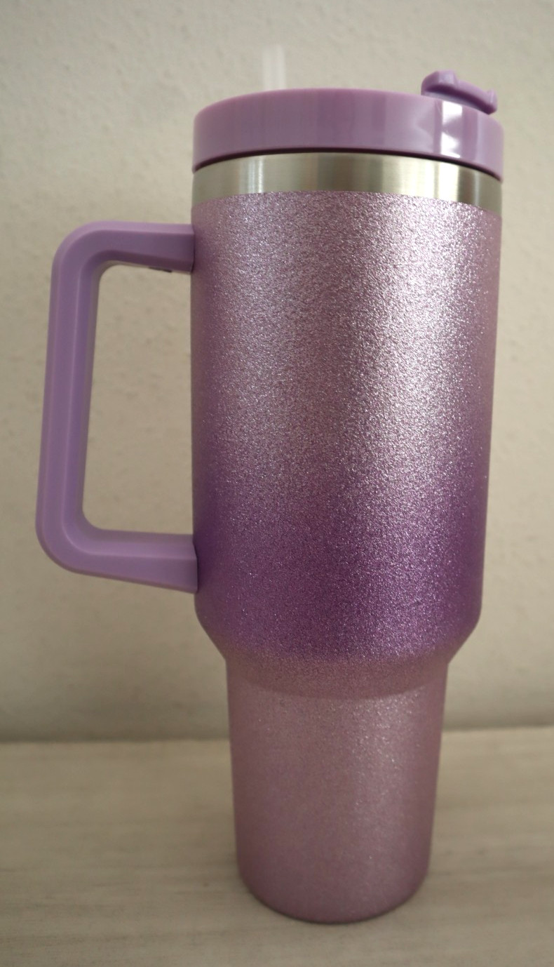 Trueliving 40719902 Hydramaison Stainless Steel Ombre Glitter Tumbler, 41 oz