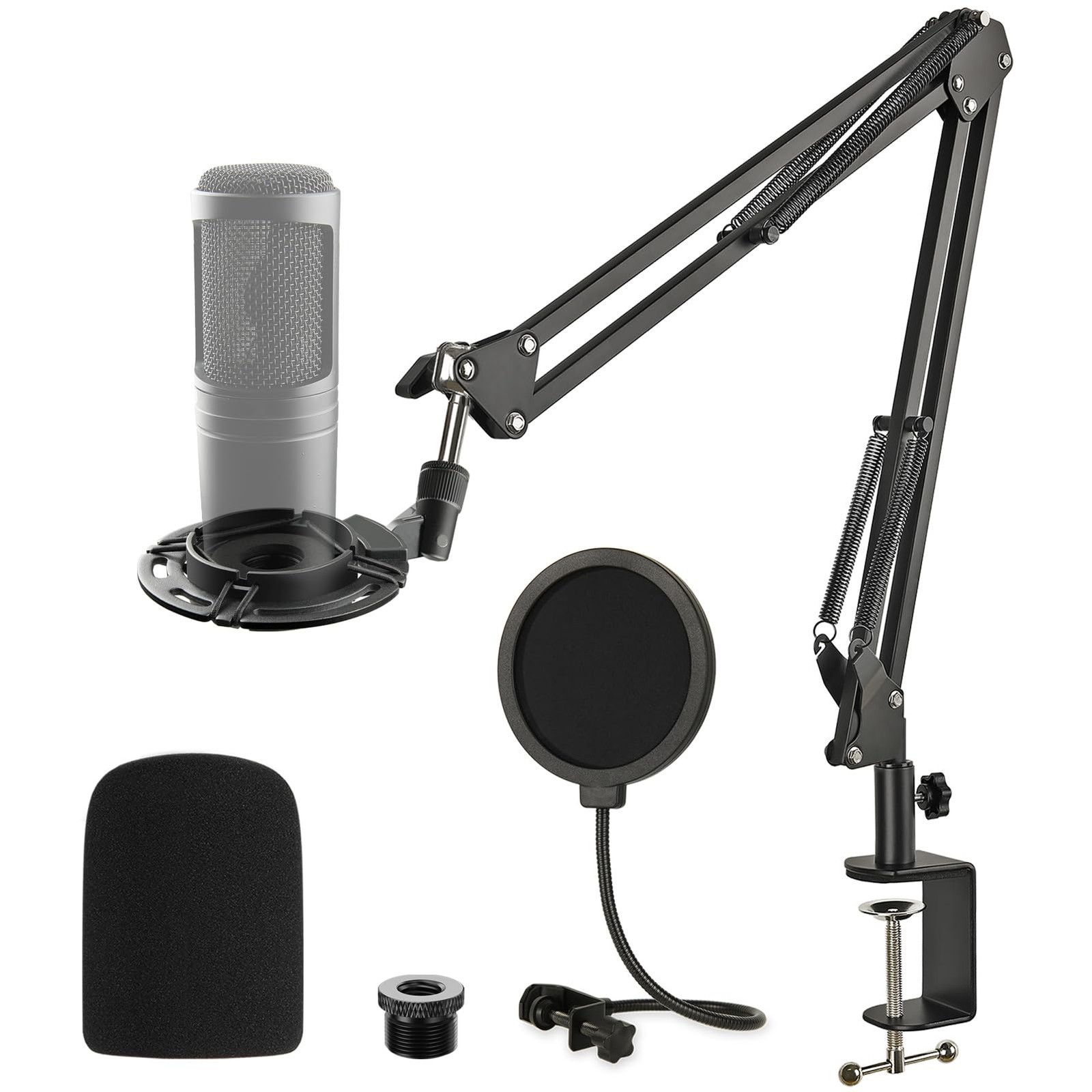 Audio Technica AT2020 Mic Stand, AT2020 Mic Boom Arm Suspension Scissor Stand...