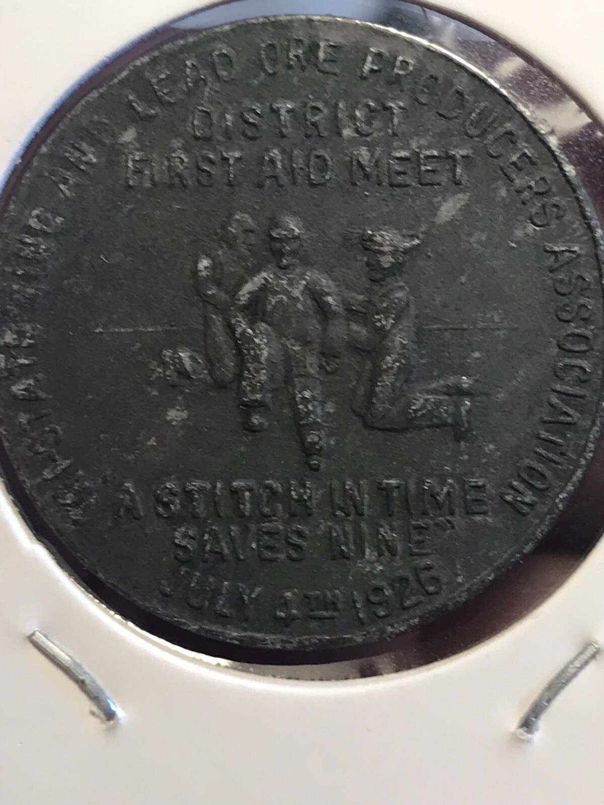 1926 Accident Prevention Pete Token