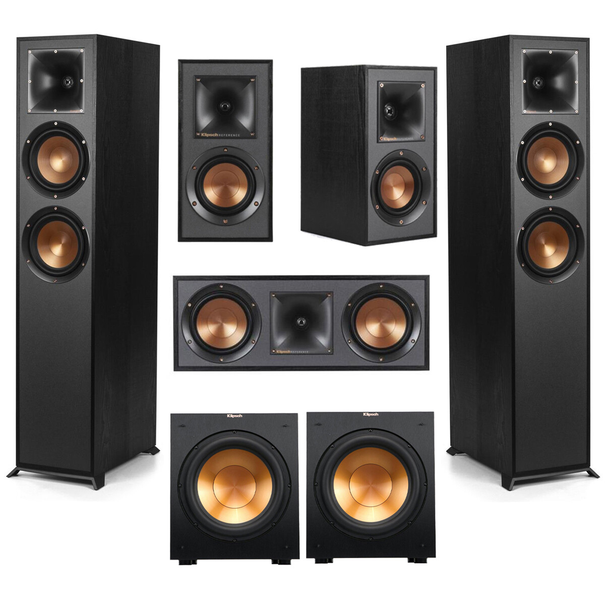Klipsch Reference 5.2 Home Theater Pack, Black #1065834 K3