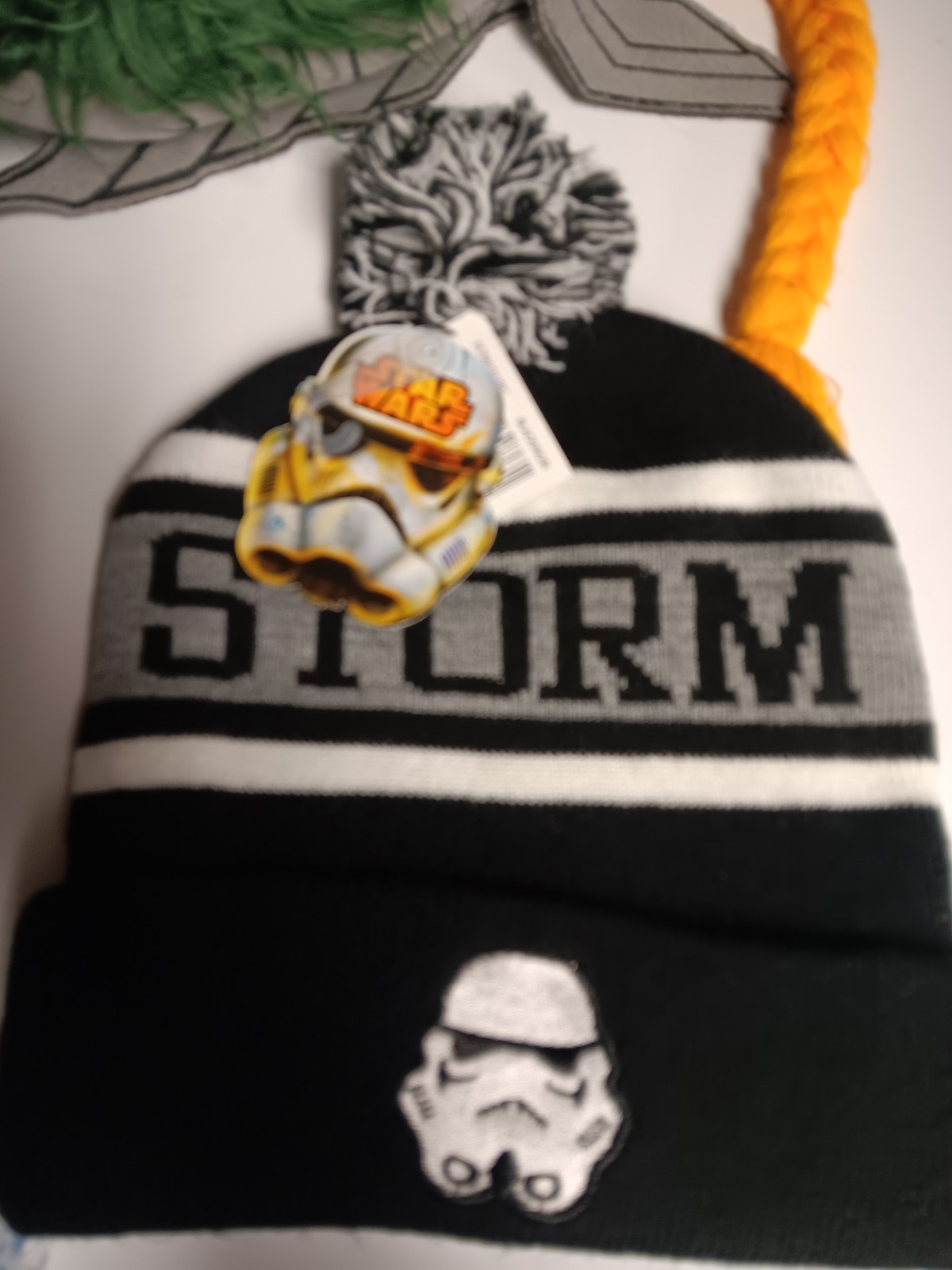 Star Wars Stormtrooper Winter Beanie Hat Knitted Cap, One Size, Teen Adult