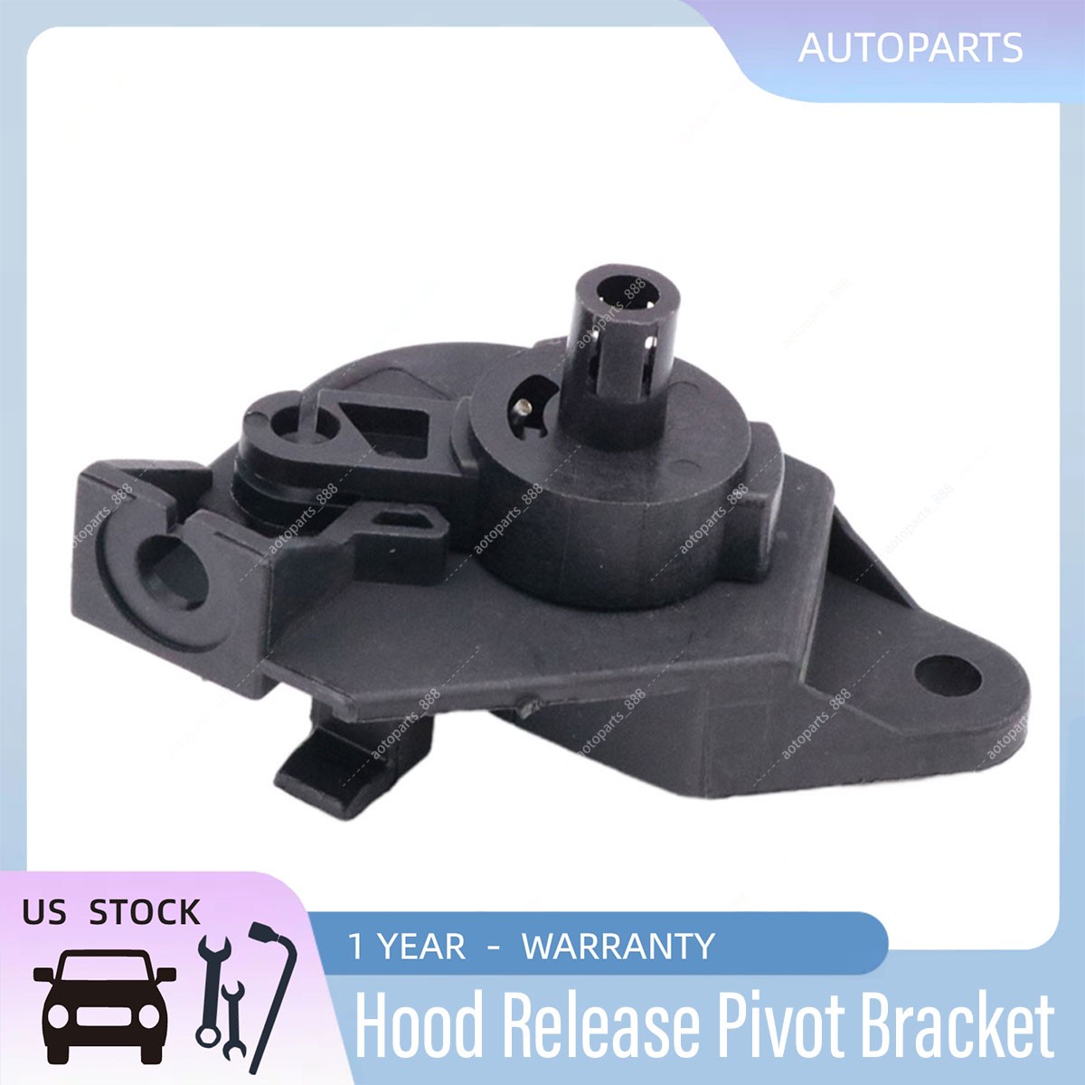1Pcs Hood Release Pivot Bracket Fit for 2015 2016 2017-2024 Ford Edge