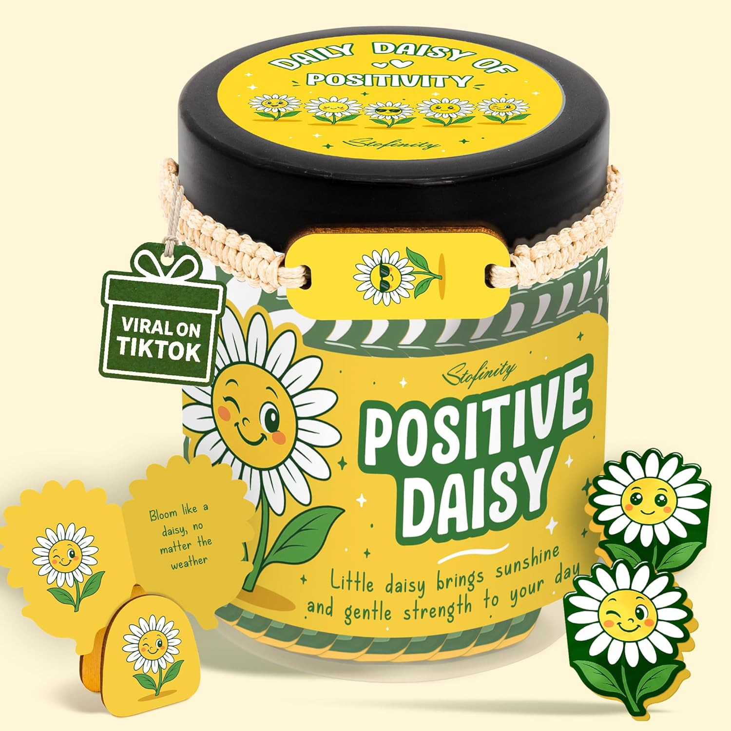 Positive Daisy Gifts for Women - Emotional Support Flowers for Teachers Apprecia
