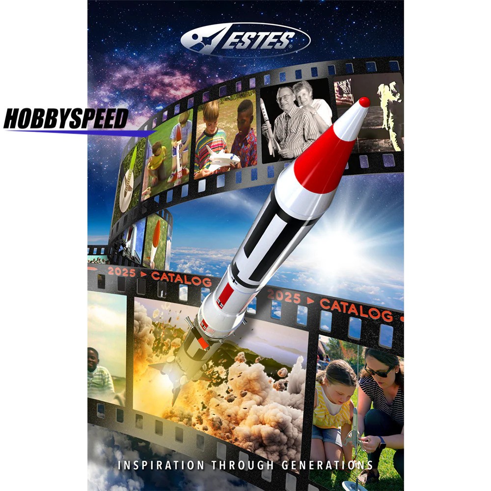 ESTES 2025 MODEL ROCKET CATALOG kits accessories rocketry nasa space EST2929