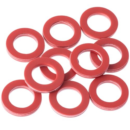 10 Pcs Drain Plug Gasket, Lower Unit Drain Plug Seal for Yamaha Outboard 4