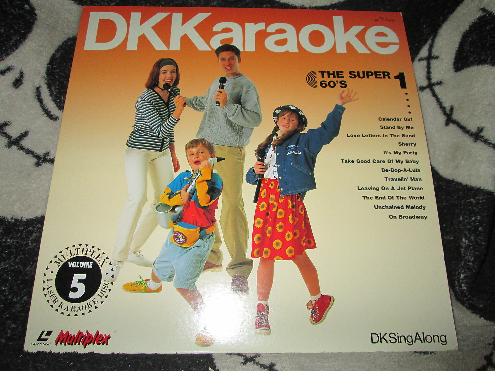 DKKaraoke Vol.5 12" Laserdisc LD Four Seasons Righteous Brothers The Drifters