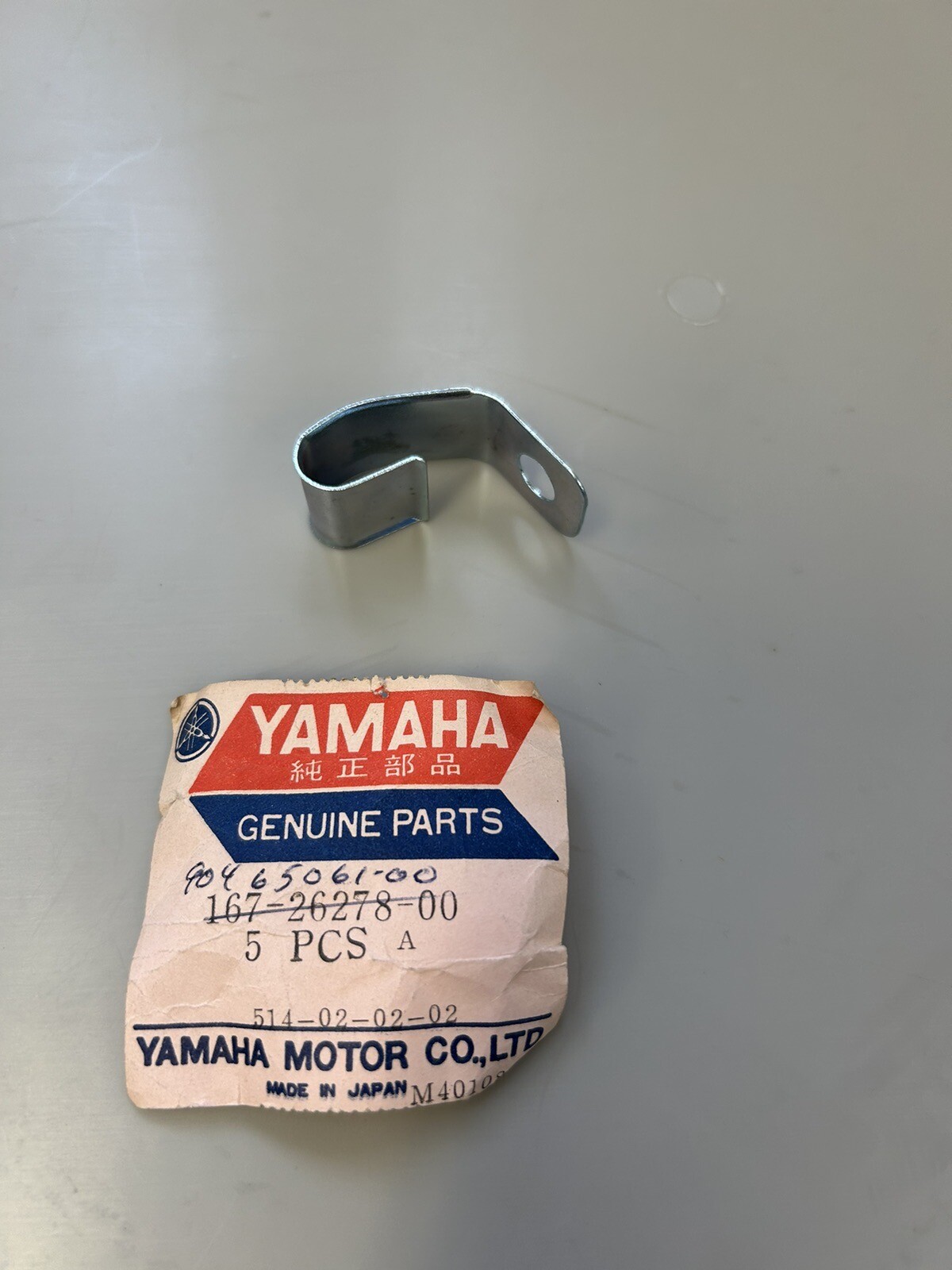 YAMAHA EL433 GP246 SL338 SM292 VK540 F.AXLE WIRE CLIP 90465-06100