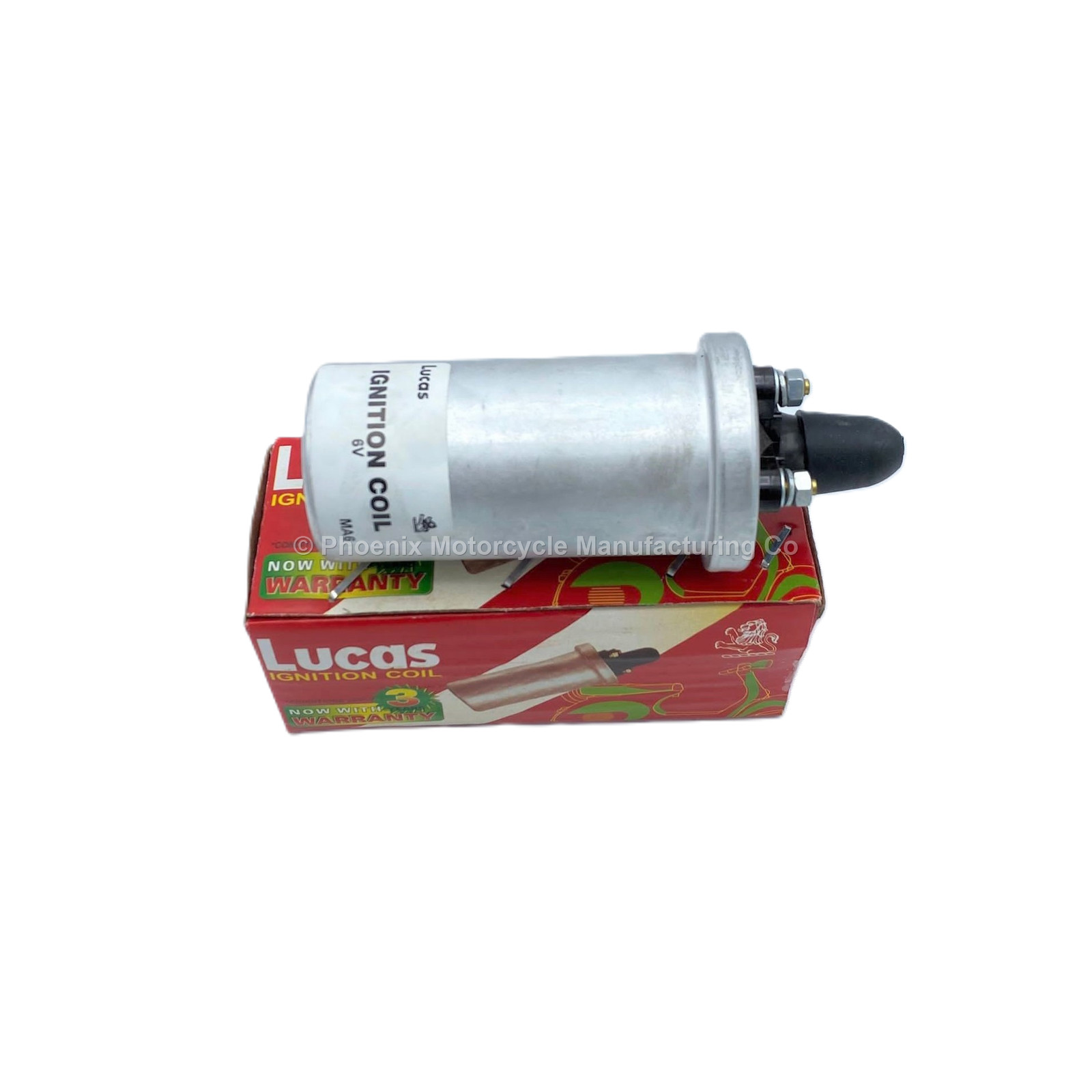 GENUINE LUCAS TVS MA6 6V IGNITION COIL - UK SUPPLIED