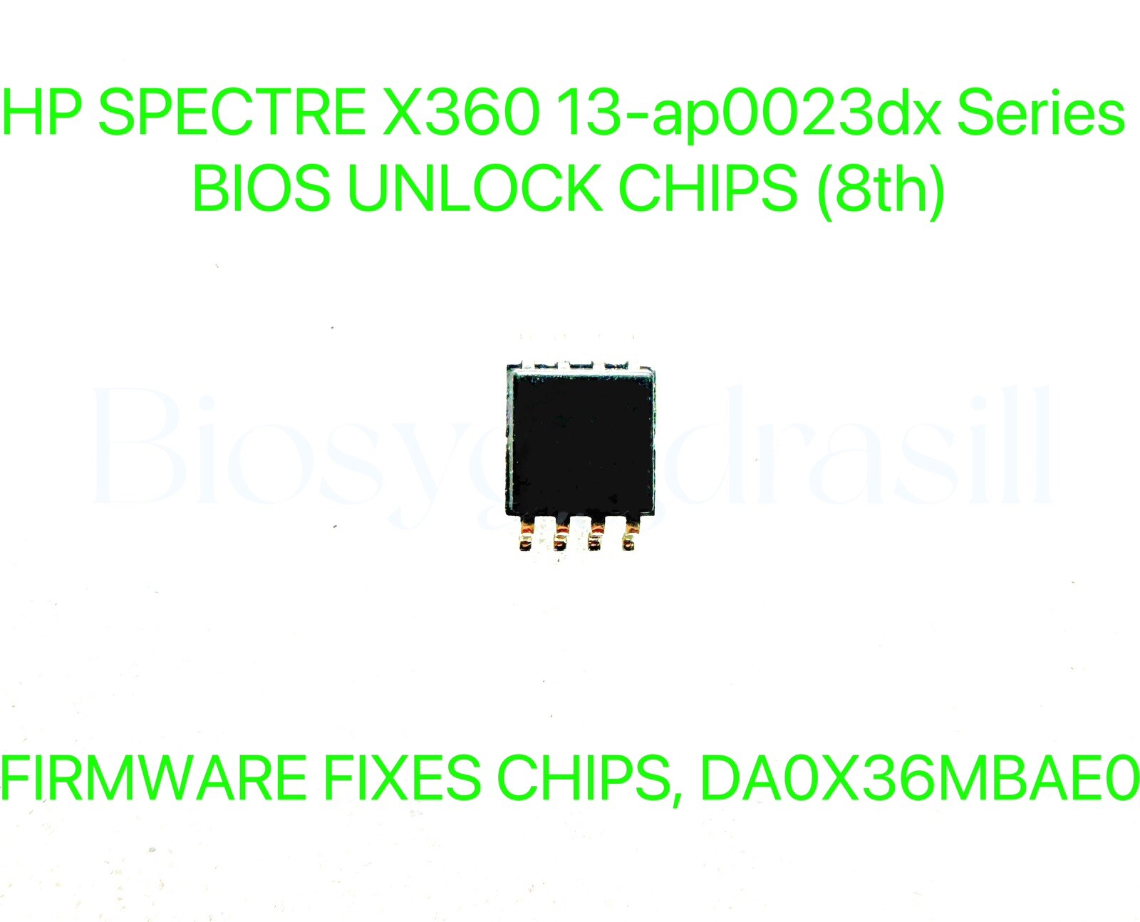 HP SPECTRE 13-AP0023DX SERIES, ADMIN NO PASSWORD BIOS CHIP DA0X36MBAE0 L37637-