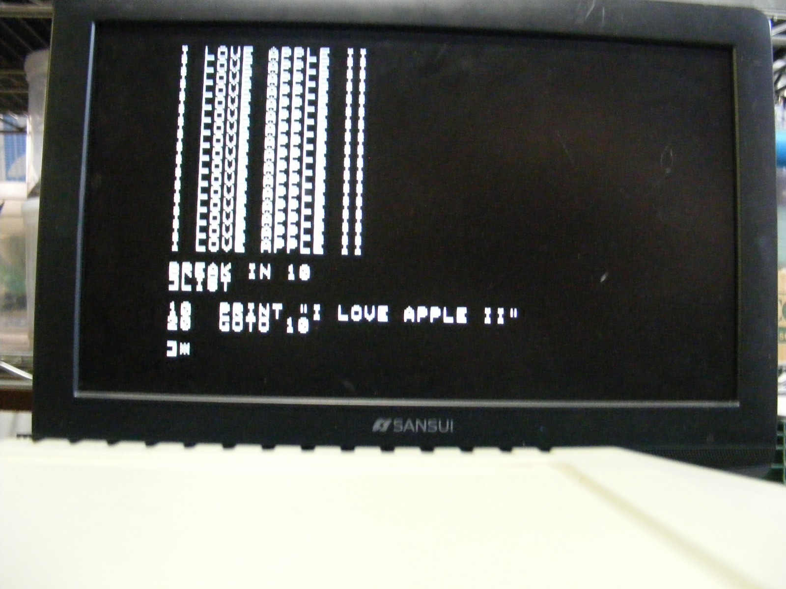 Apple IIe computer