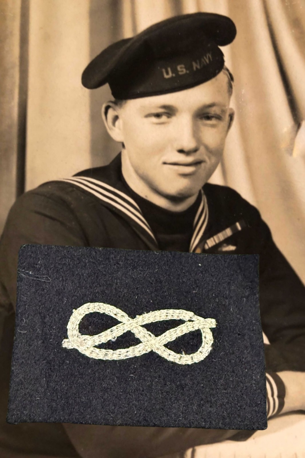 WWII USN Navy APPRENTICE Dress Blue Distinguishing Mark
