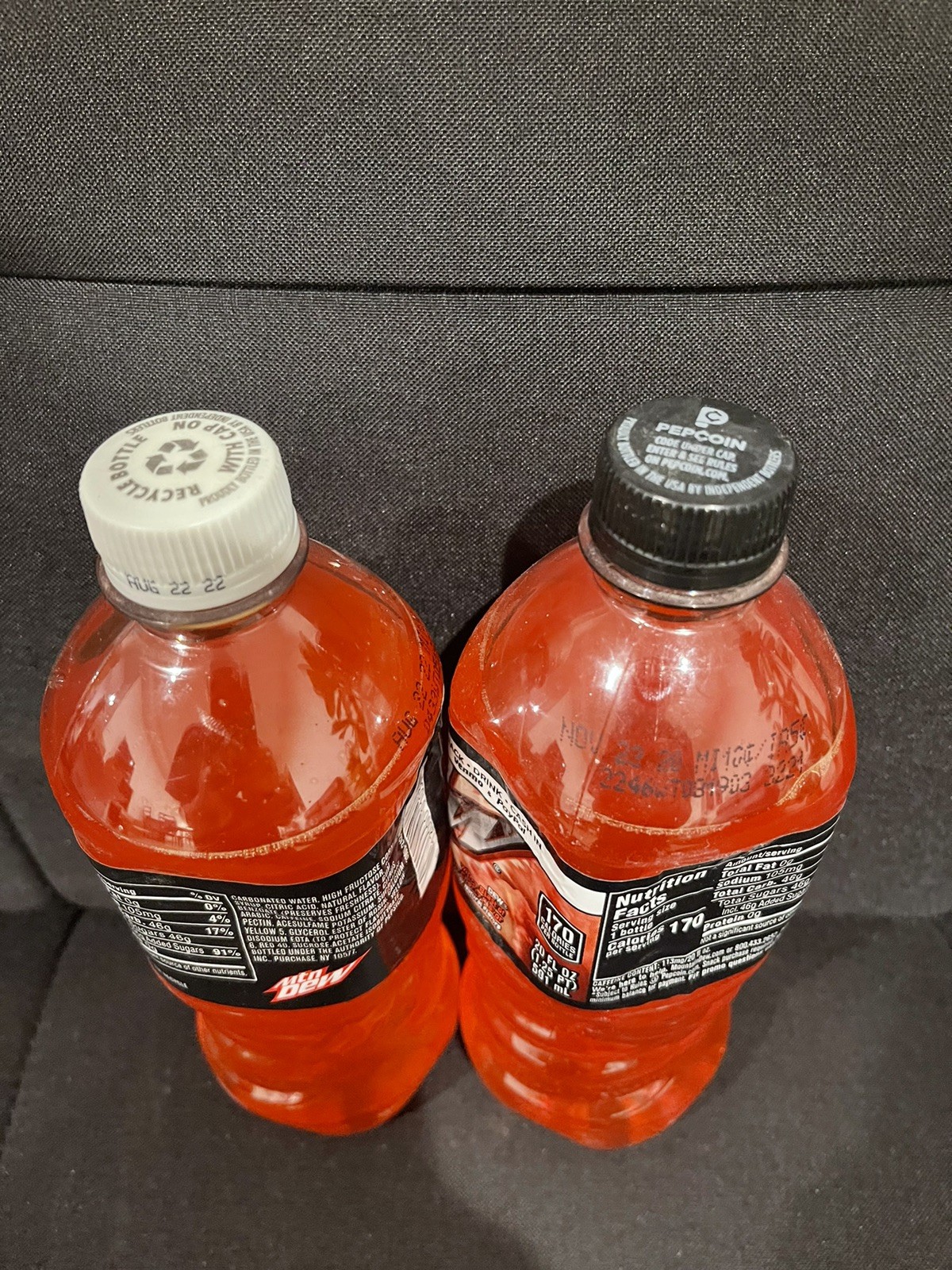 Mountain Dew Citrus Cherry Old Design Bottles Pepcoin Full 20oz