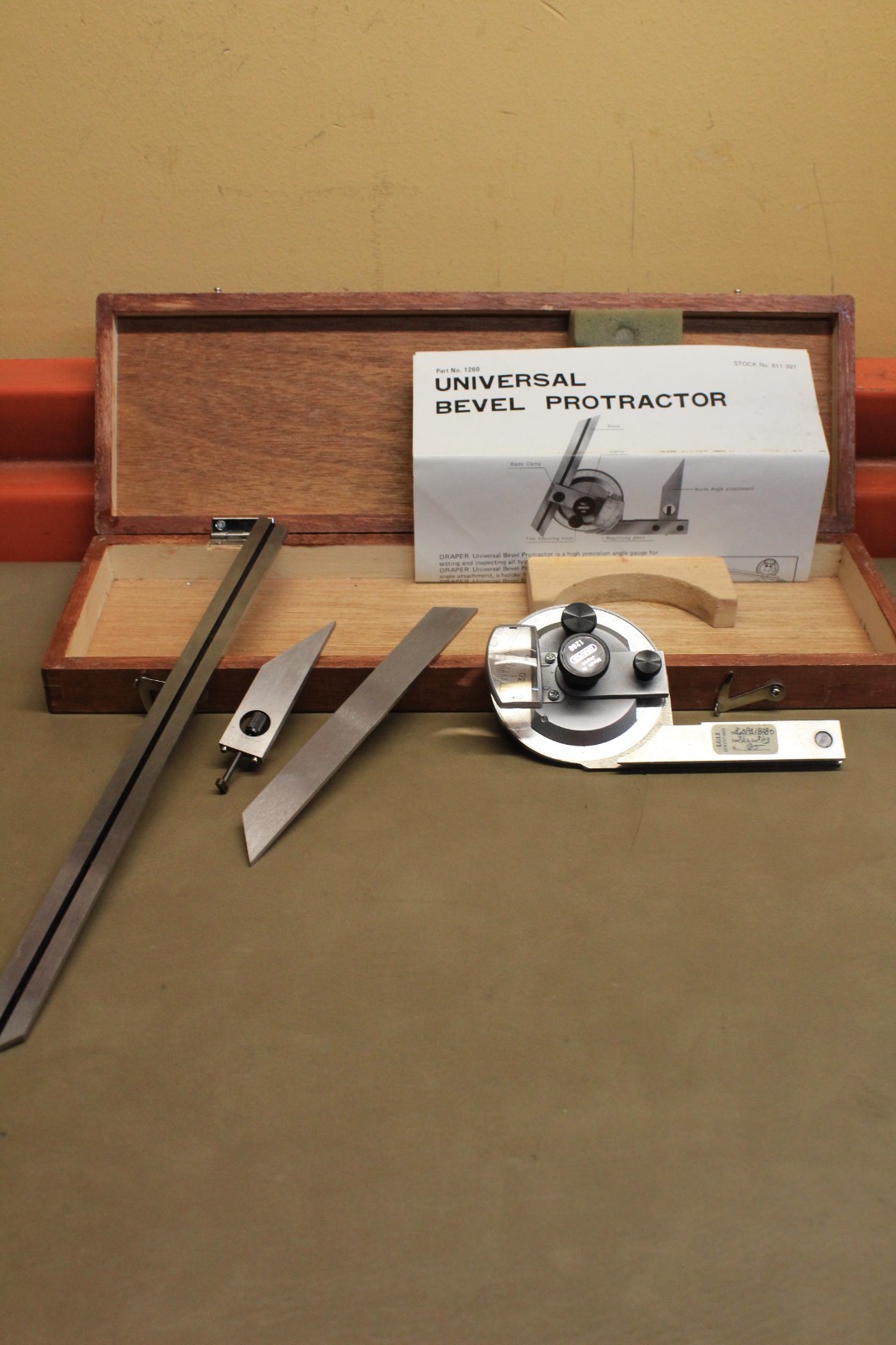 Draper Bevel Protractor No.1260