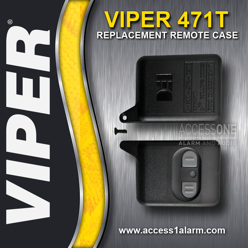 Viper 471T 2-Button Replacement Remote Control Case With Gray Buttons