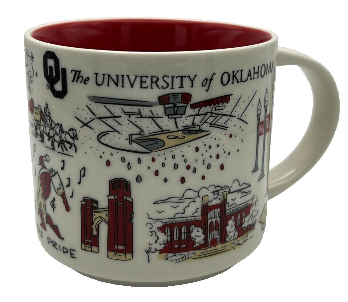 Starbucks Been there Series OU Coffee Mug Campus Collection Oklahoma University
