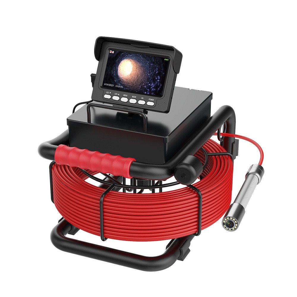 ESANHAO Pipe Inspection Camera Drain Sewer Camera Industrial Endoscope 4.3''
