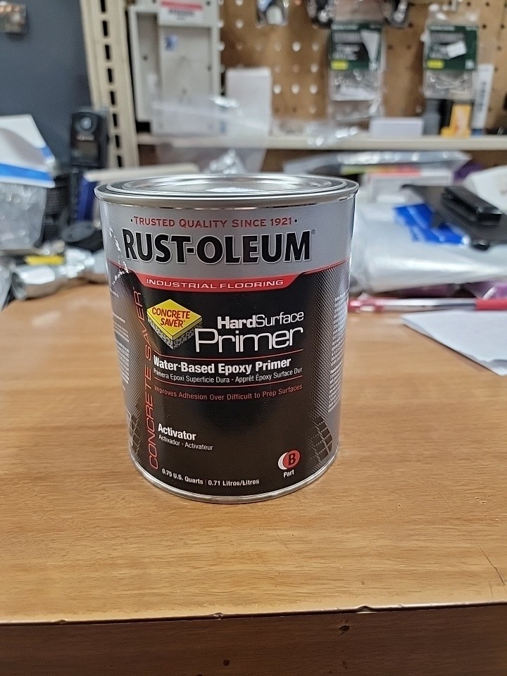 RUST-OLEUM HARD SURFACE PRIMER ACTIVATOR PART B (ONLY) 0.75 QT 👀 GR8 BUY