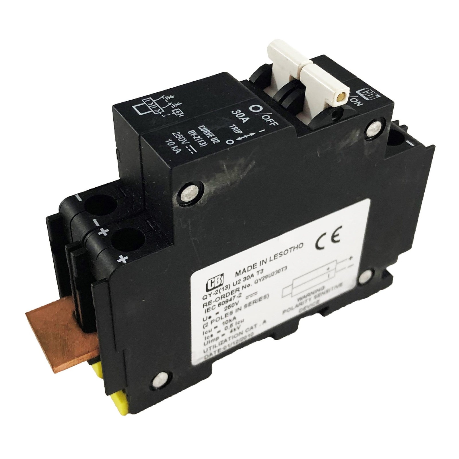 Magnum BR-PV30-DIN 30A 250VDC DIN Mount Breaker