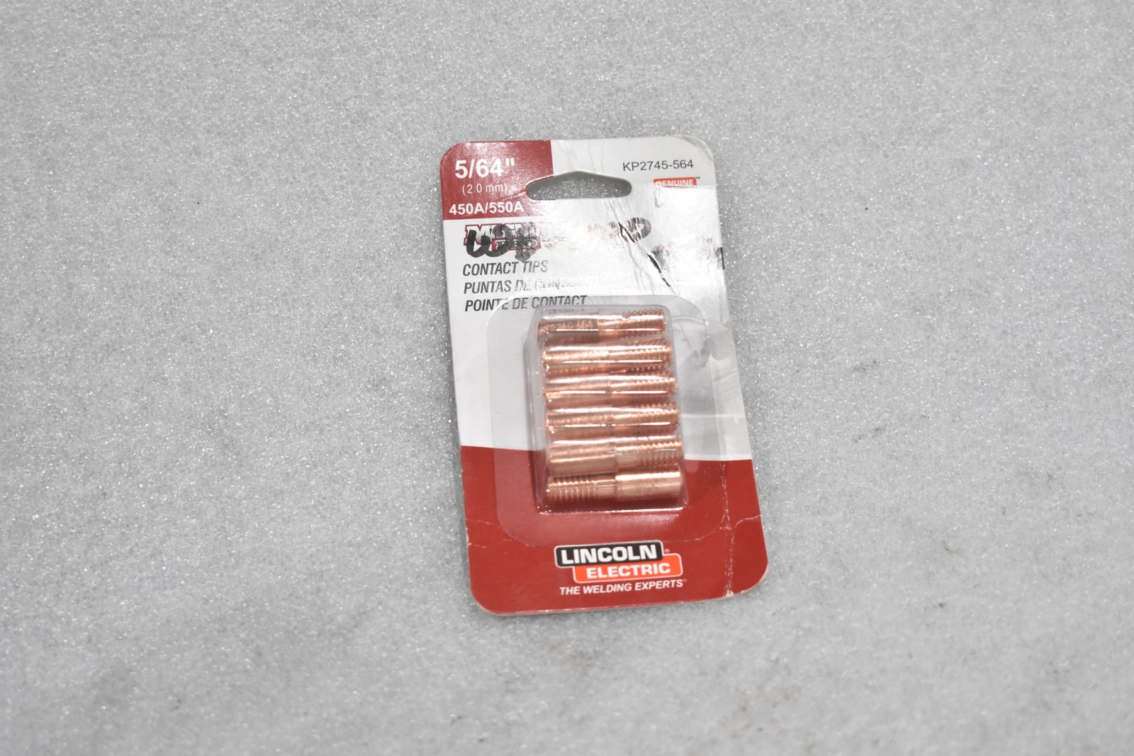 LINCOLN ELECTRIC KP2745-564 CONTACT TIPS 5/64" INCH SIZE (LOT OF 10)