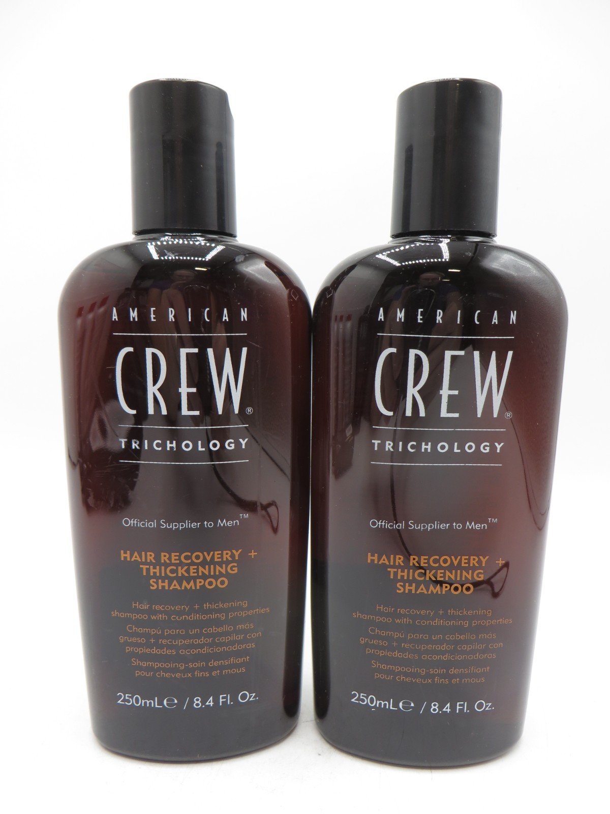 AMERICAN CREW HAIR RECOVERY + THICKENING SHAMPOO 8.4 oz (Lot of 2)