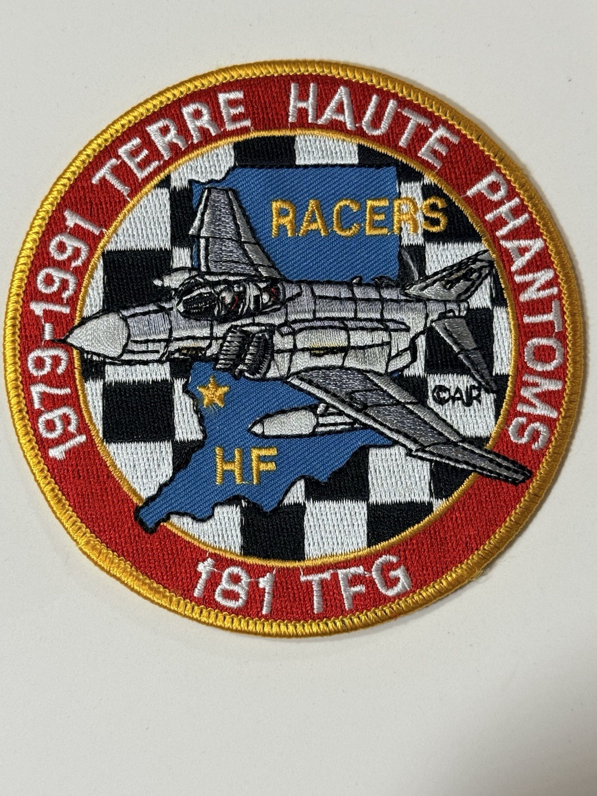 USAF 181st TFG- “79-91 TERRE HAUTE PHANTOMS” - Indiana Air National Guard Patch