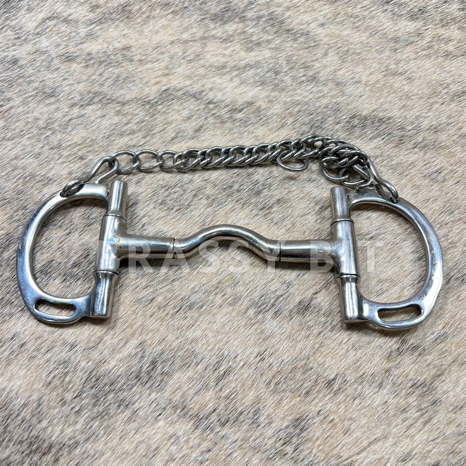 5" Robart Spring Loaded Low Port Correction English Bit