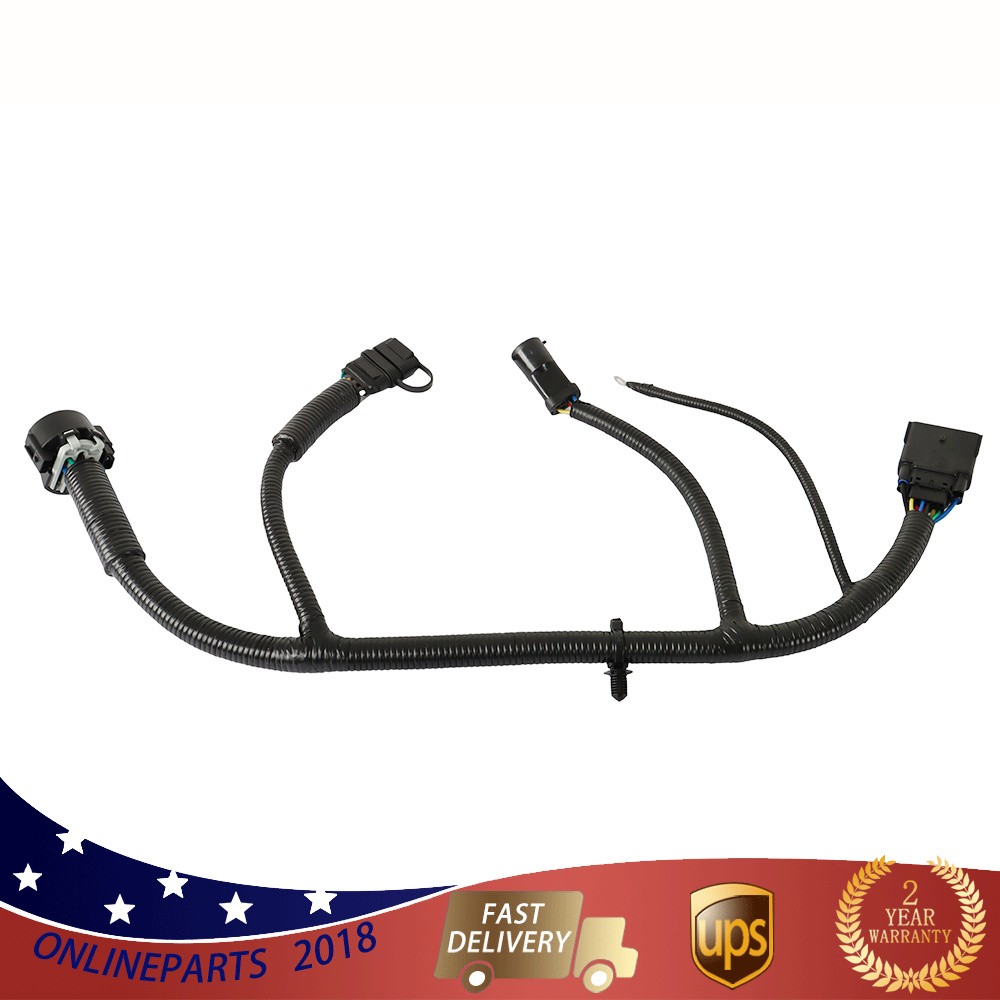 Trailer Tow Hitch 7 Pin Connector Wiring Harness Wire for Ford F-150 2005-2008
