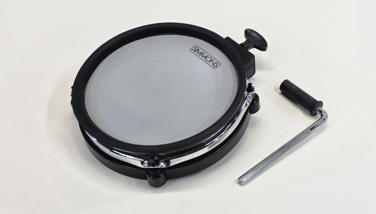 Simmons SD550 8in Dual Zone Drum Pad with L Rod