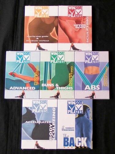 Winsor Pilates 7 DVD Set (Step-By-Step Guide20 Minute Workout, Upper Bod - GOOD