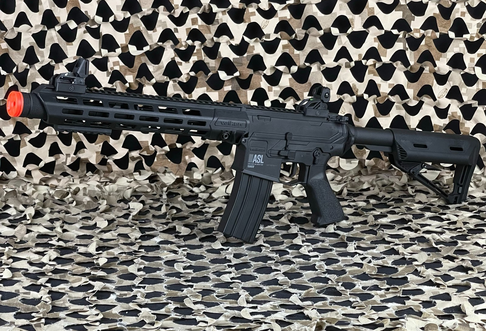 NEW Valken ASL Hi Velocity Series Tango AEG Airsoft Gun - Black/Black